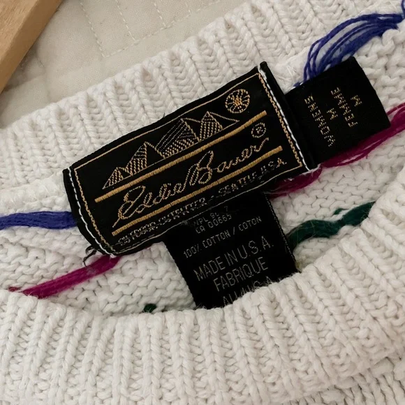 Vintage Eddie Bauer Fancy Knit Sweater - Picture 4 of 6